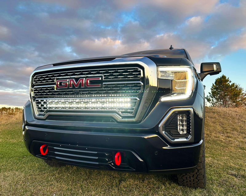 Load image into Gallery viewer, 2019+ GMC Sierra 1500 Dual 40s Light Bars SLIM
