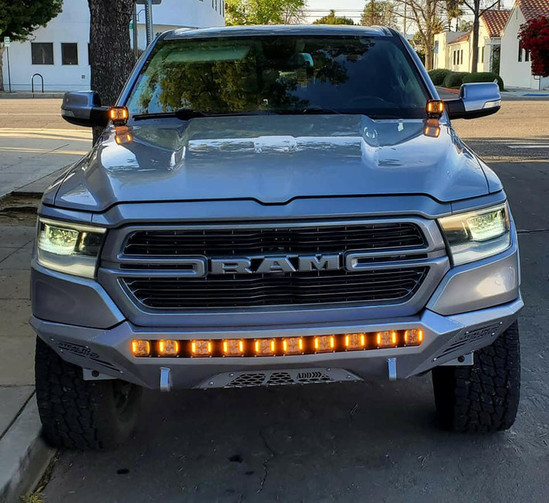 Load image into Gallery viewer, 2019+ RAM 1500 TRX Hood Mount/Ditch Lights/Pillars

