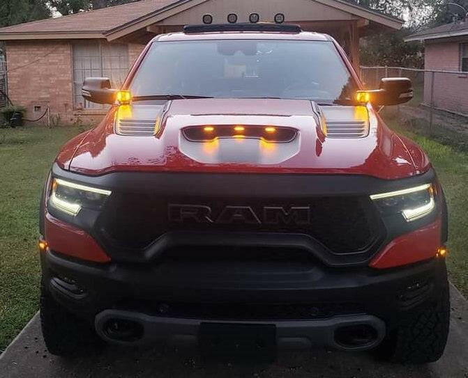 Load image into Gallery viewer, 2019+ RAM 1500 TRX Hood Mount/Ditch Lights/Pillars
