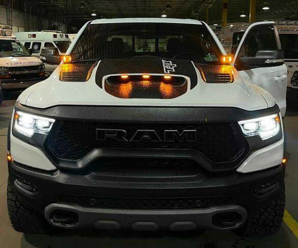 Load image into Gallery viewer, 2019+ RAM 1500 TRX Hood Mount/Ditch Lights/Pillars
