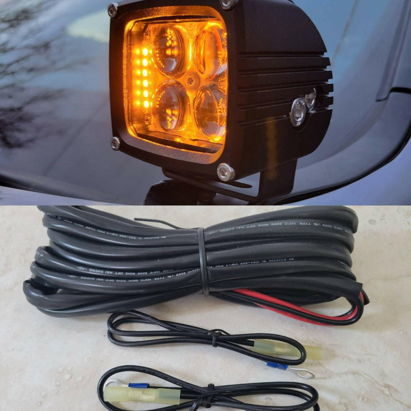 Load image into Gallery viewer, 2019-2024 RAM 2500/3500 Hood Mount/Ditch Lights
