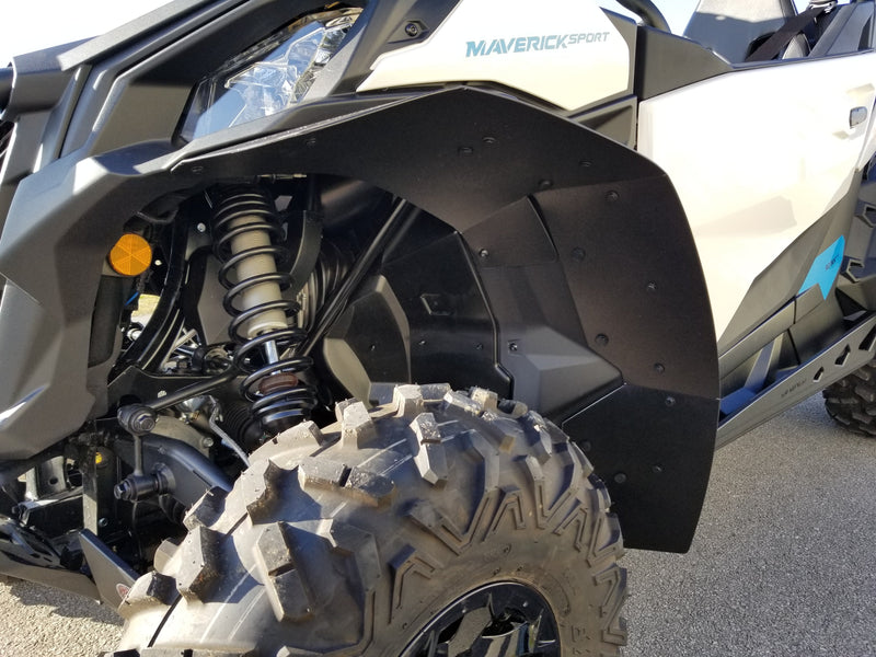 Load image into Gallery viewer, Trail Armor Can Am Maverick Sport, Sport DPS, Sport X XC, Sport X MR, Sport X RC and Sport Max DPS Mud Flap Fender Extensions 2019 - 2026
