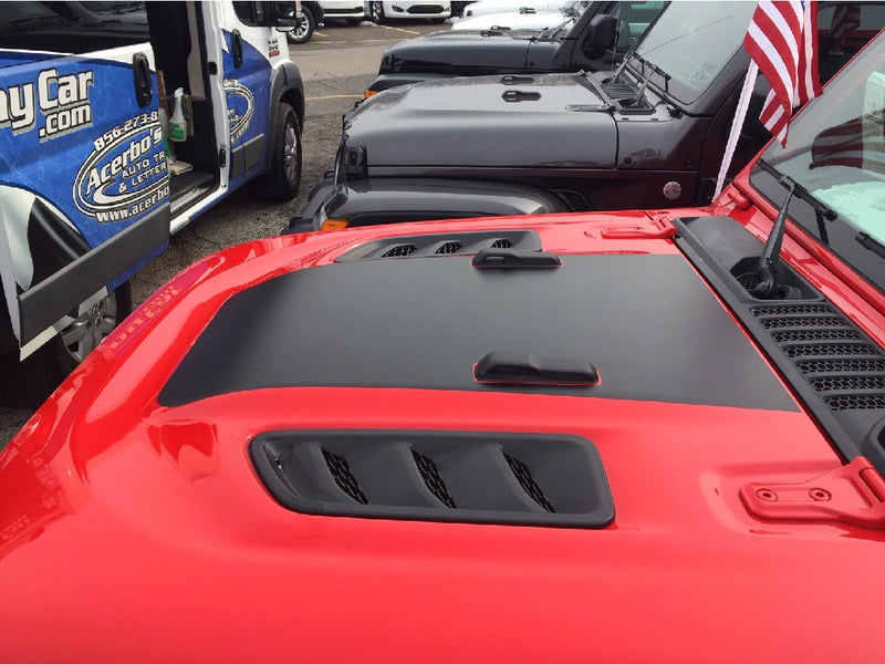 Load image into Gallery viewer, Vented Hood Decal Cover for 2019-2024 Jeep Wrangler
