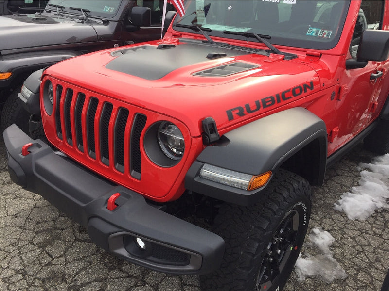 Load image into Gallery viewer, Vented Hood Decal Cover for 2019-2024 Jeep Wrangler
