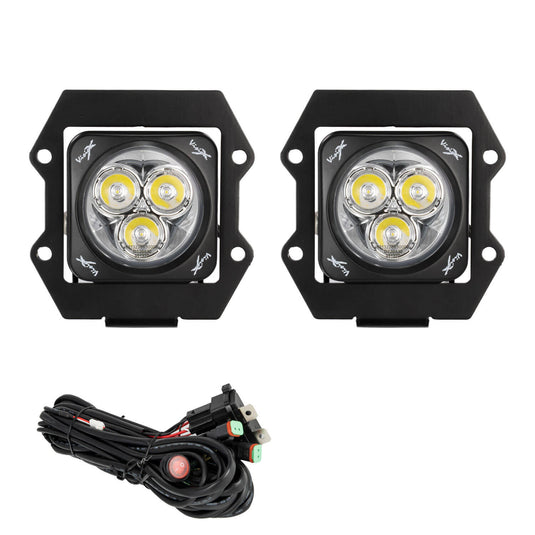 2019+ Ford Ranger LED Fog light Kit With 3.0" CG2 Multi-LED Lights