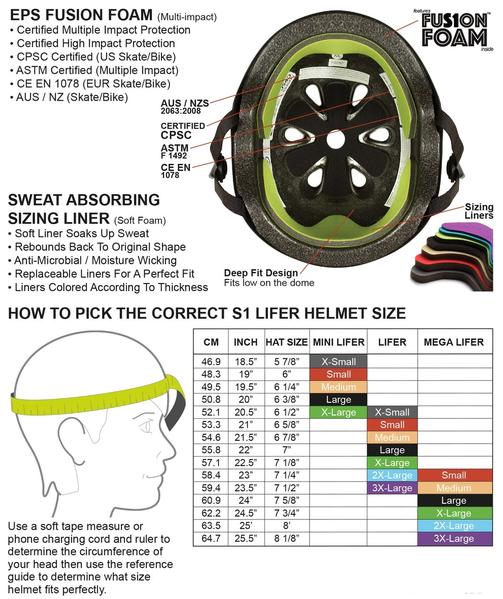 S1 Lifer Helmet - Silver Gloss Glitter
