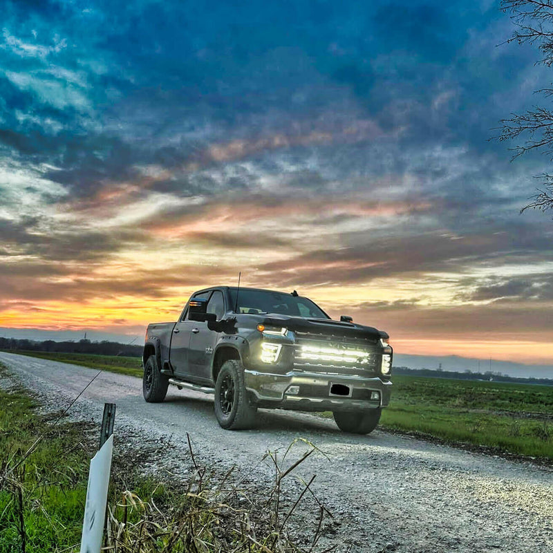 Load image into Gallery viewer, 2020+ Chevrolet Silverado 2500/3500HD Dual 40s Light Bars
