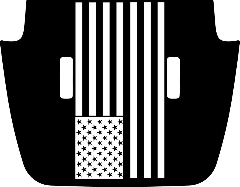 Load image into Gallery viewer, Hood &quot;Flag&quot; Decal Cover for 2018-2021 Jeep Gladiator
