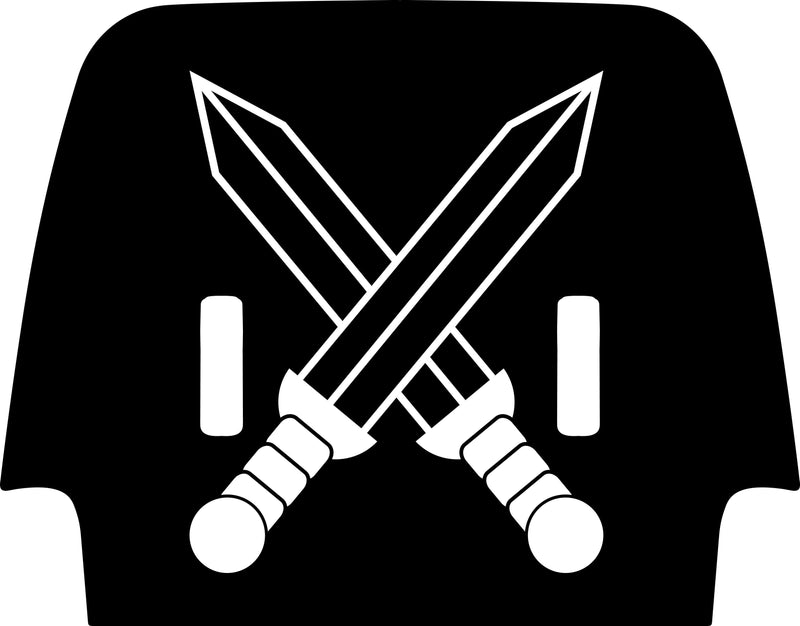 Load image into Gallery viewer, Hood &quot;Crossed Swords&quot; Decal Cover for 2018-2021 Jeep Gladiator
