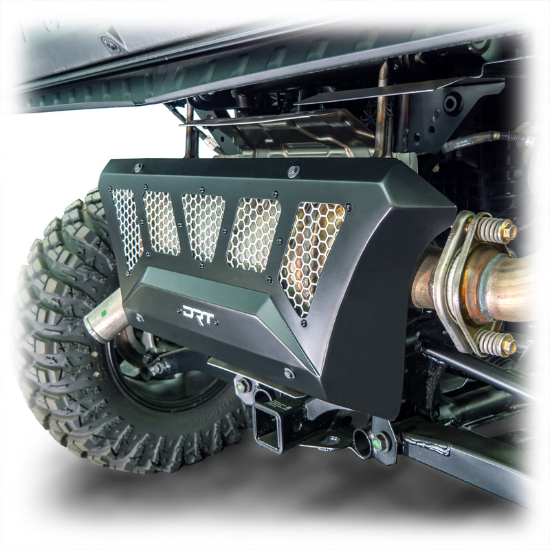 Load image into Gallery viewer, DRT Polaris 2024+ XPEDITION Exhaust Cover Side view
