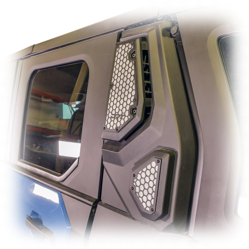 Load image into Gallery viewer, DRT Polaris 2024+ Xpedition Side Air Intake Vent Mesh Set
