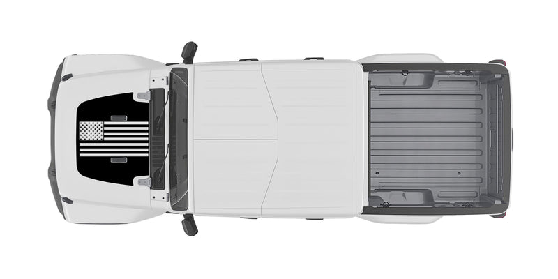 Load image into Gallery viewer, Hood &quot;Flag&quot; Decal Cover for 2018-2021 Jeep Gladiator
