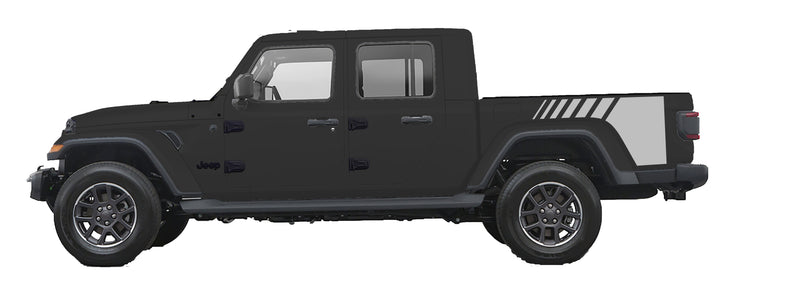Load image into Gallery viewer, Quarter Stripe Decal Graphic for 2020-2021 Jeep Gladiator (x2)
