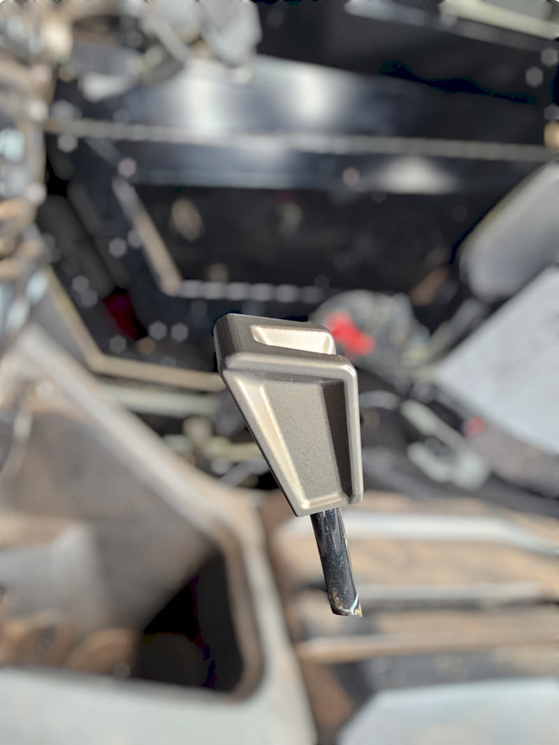 Load image into Gallery viewer, 2020 to Current Polaris RZR Pro R, Pro XP, Turbo R, and Xpedition Shift Knob Anodized Gun Metal Finish
