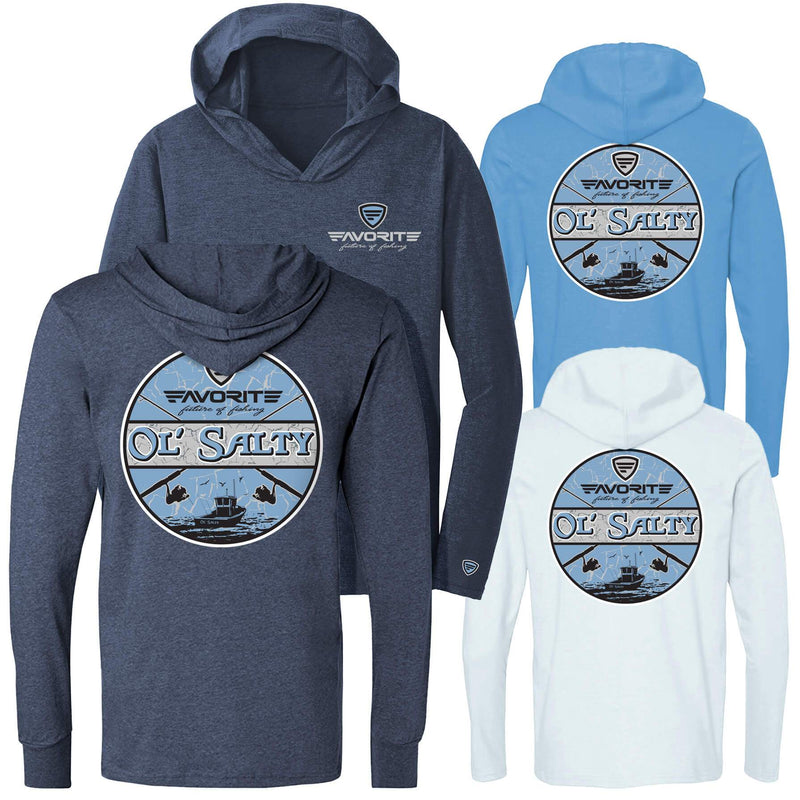 Load image into Gallery viewer, Ol Salty Lightweight Tri-Blend Hoodie
