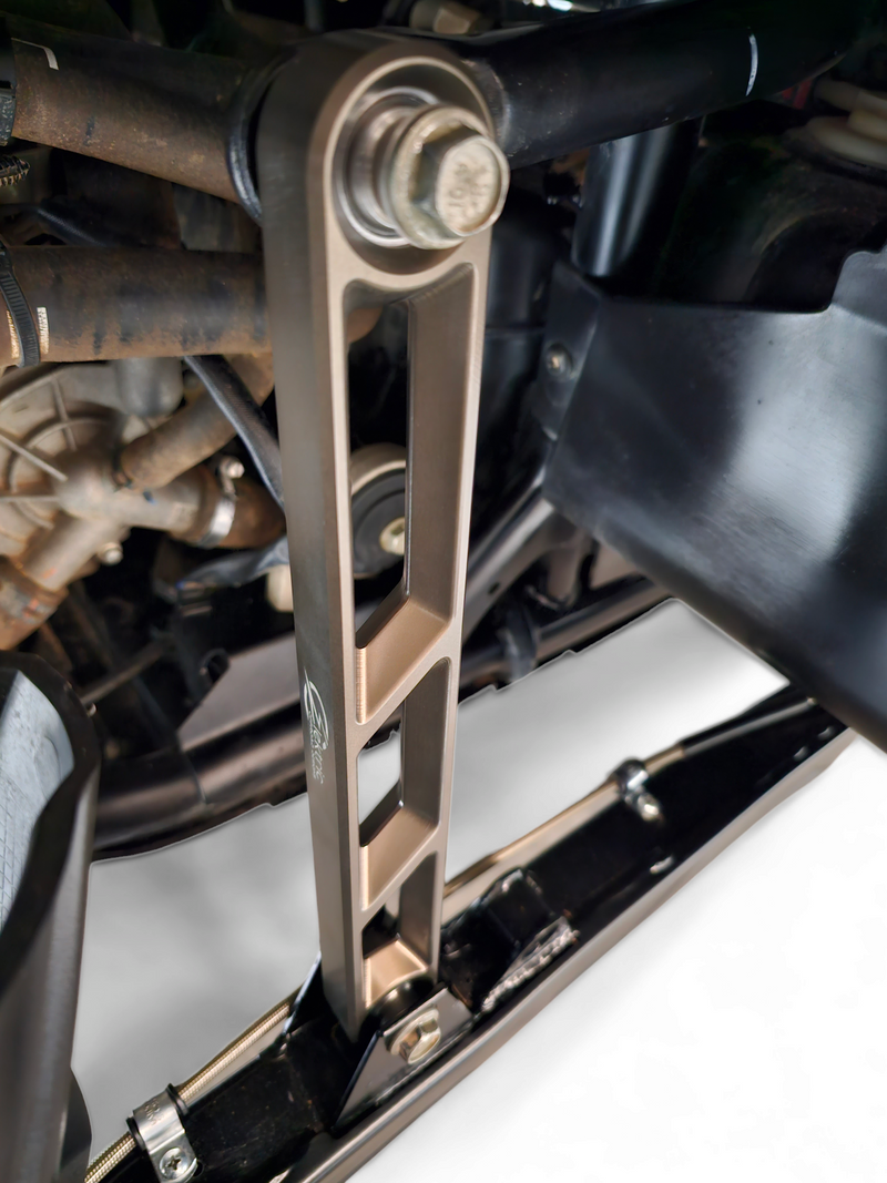 Load image into Gallery viewer, 2020 to Current Polaris RZR Pro XP Rear Sway bar Link in Gun Metal Finish
