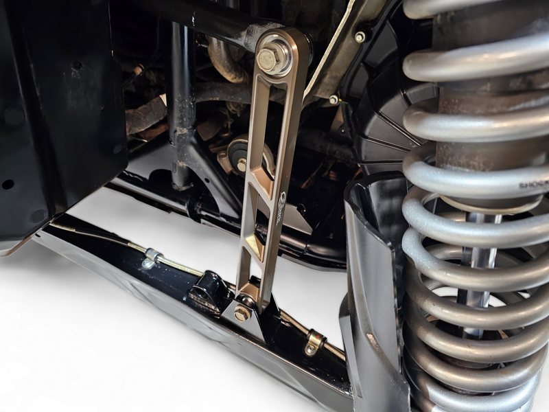 Load image into Gallery viewer, 2020 to Current Polaris RZR Pro XP Rear Sway bar Link in Gun Metal Finish
