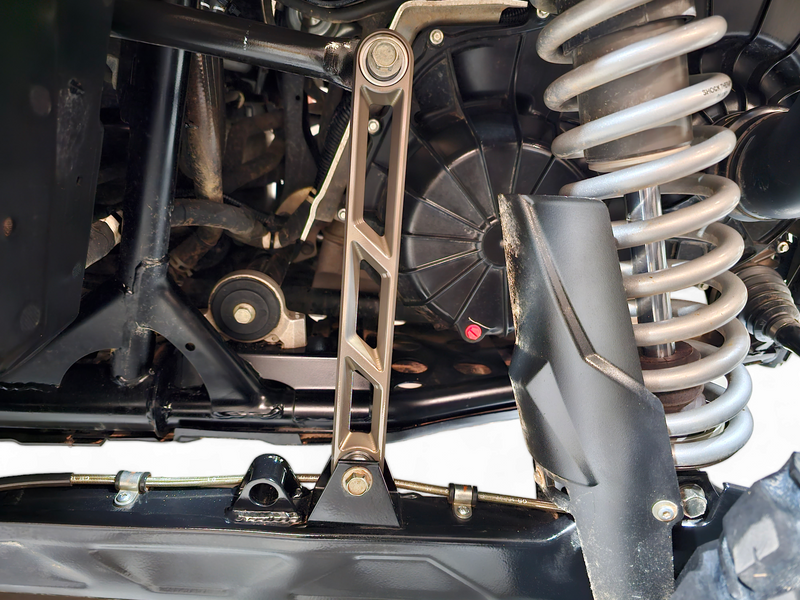 Load image into Gallery viewer, 2020 to Current Polaris RZR Pro XP Rear Sway bar Link in Gun Metal Finish
