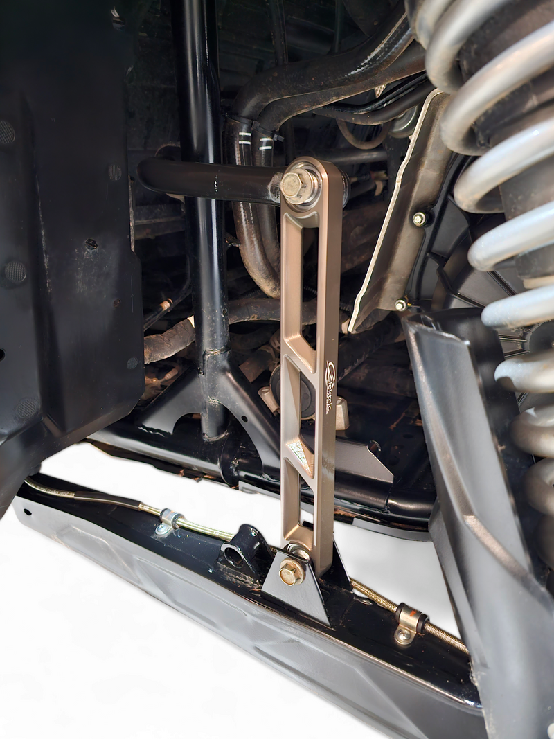 Load image into Gallery viewer, 2020 to Current Polaris RZR Pro XP Rear Sway bar Link in Gun Metal Finish
