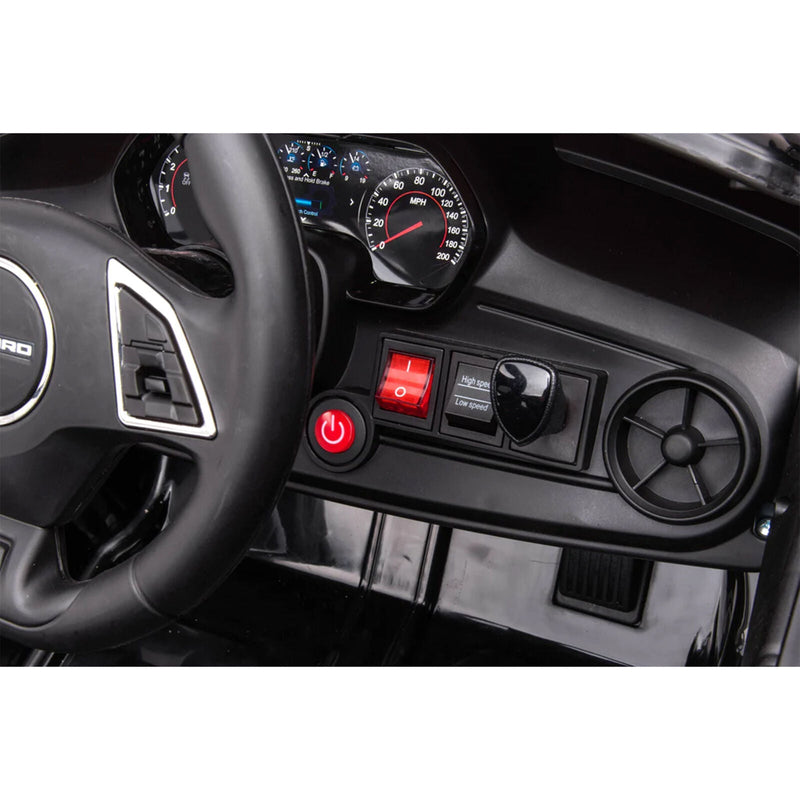 Load image into Gallery viewer, 2021/2022 Chevy Camaro Racing 2SS Battery Powered Ride On Car Toy - Black Edition
