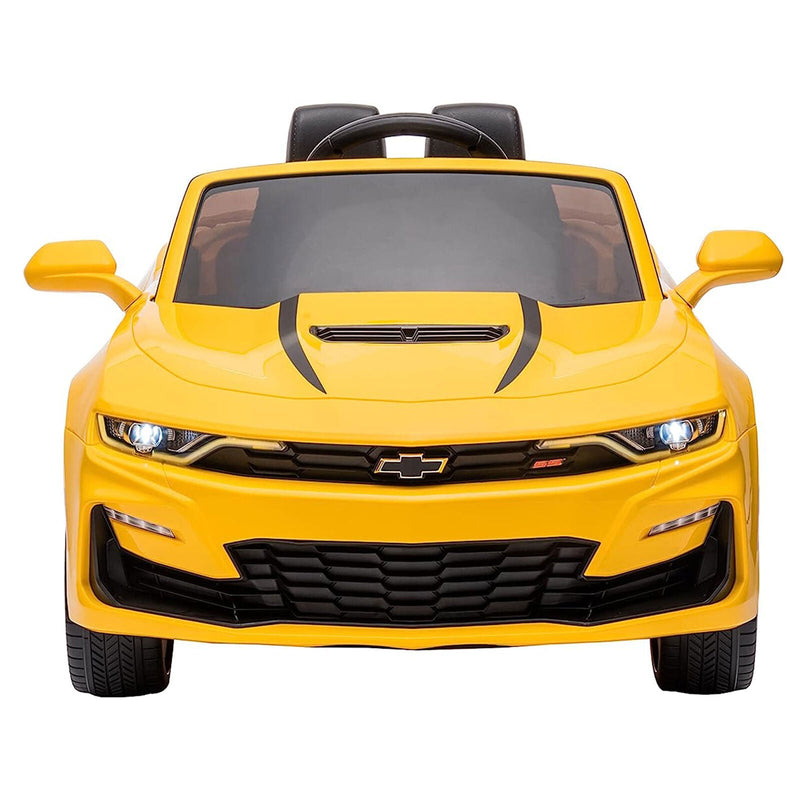 Load image into Gallery viewer, 2021/2022 Chevy Camaro Racing 2SS Battery Powered Ride On Car Toy in Yellow Color
