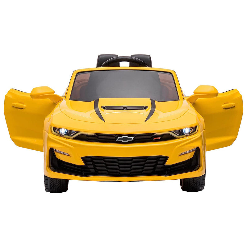 Load image into Gallery viewer, 2021/2022 Chevy Camaro Racing 2SS Battery Powered Ride On Car Toy in Yellow Color
