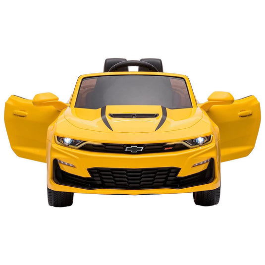 2021/2022 Chevy Camaro Racing 2SS Battery Powered Ride On Car Toy in Yellow Color