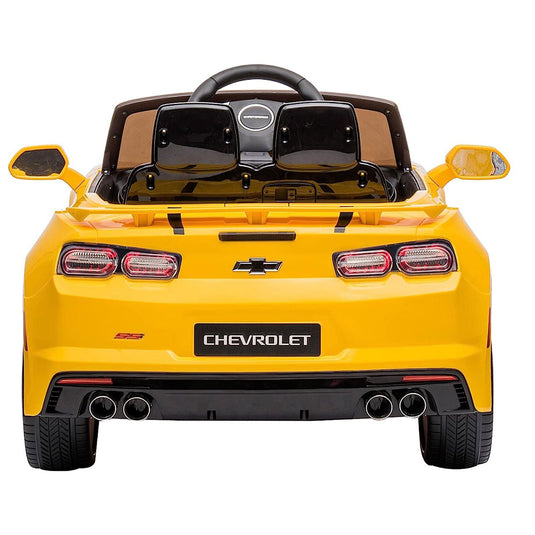 2021/2022 Chevy Camaro Racing 2SS Battery Powered Ride On Car Toy in Yellow Color