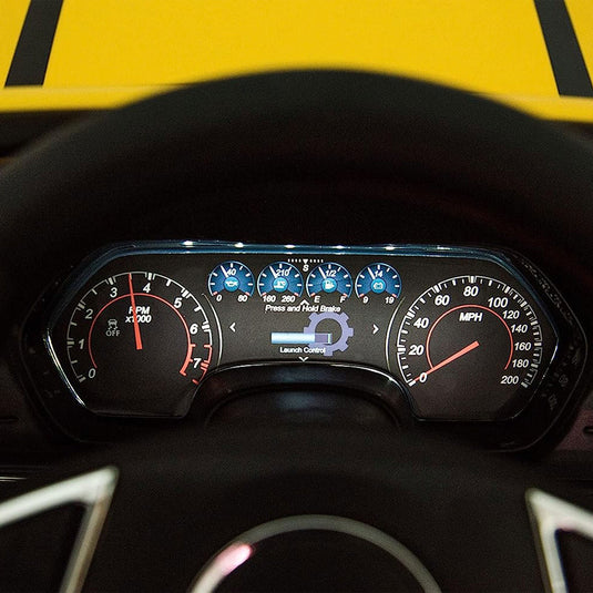 2021/2022 Chevy Camaro Racing 2SS Battery Powered Ride On Car Toy in Yellow Color