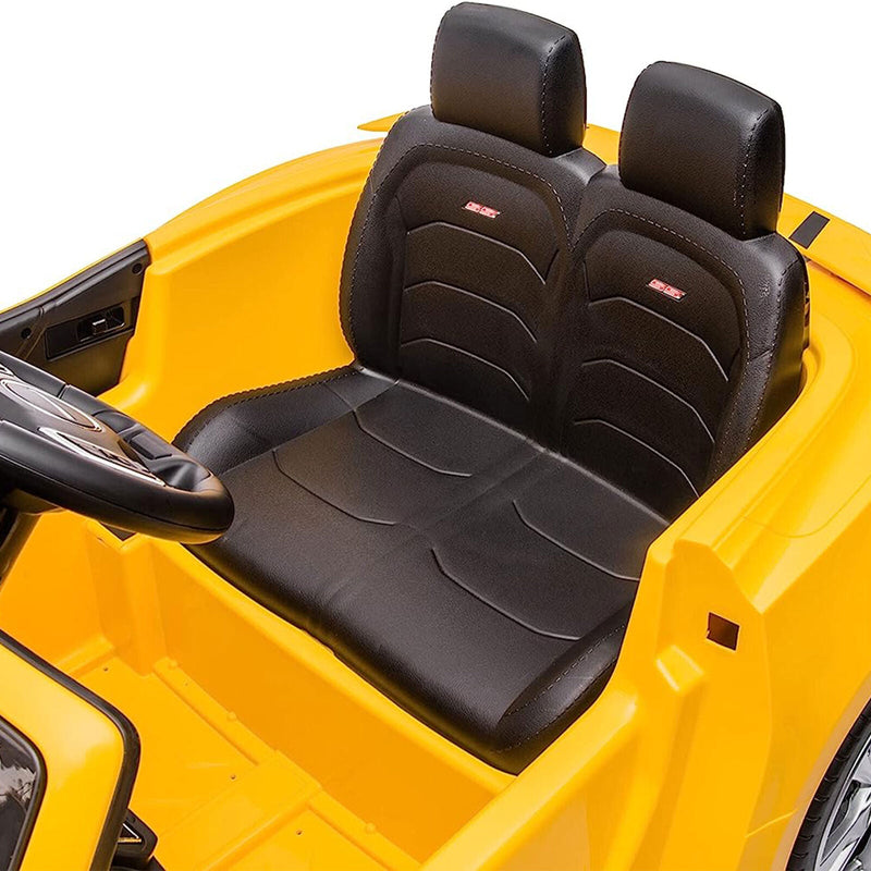 Load image into Gallery viewer, 2021/2022 Chevy Camaro Racing 2SS Battery Powered Ride On Car Toy in Yellow Color
