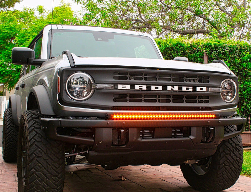 Load image into Gallery viewer, 2021+ Ford Bronco Modular Bumper 40in Light Bar - Slim
