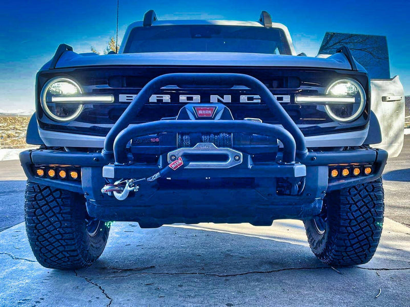 Load image into Gallery viewer, 2021+ Ford Bronco Modular Bumper Dual Function Fog Light Kit
