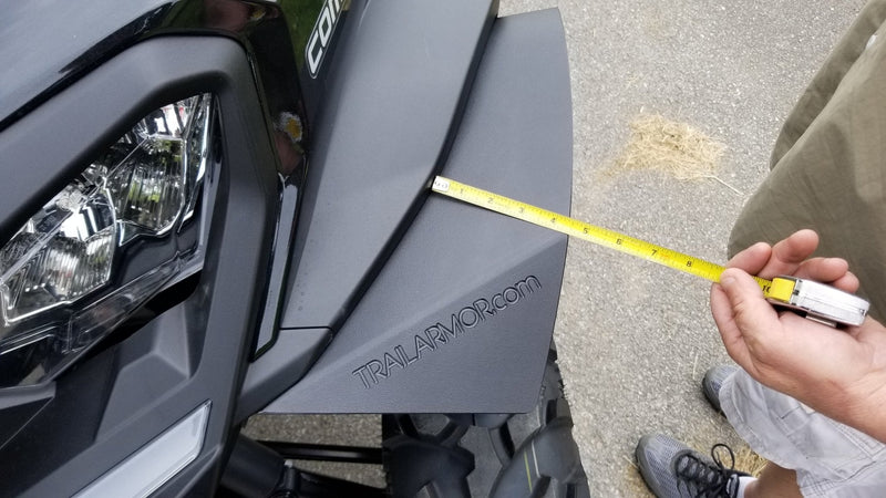 Load image into Gallery viewer, Trail Armor Mud Flap Fender Extensions for 2021-22 Can-Am Commander XT / DPS / Max
