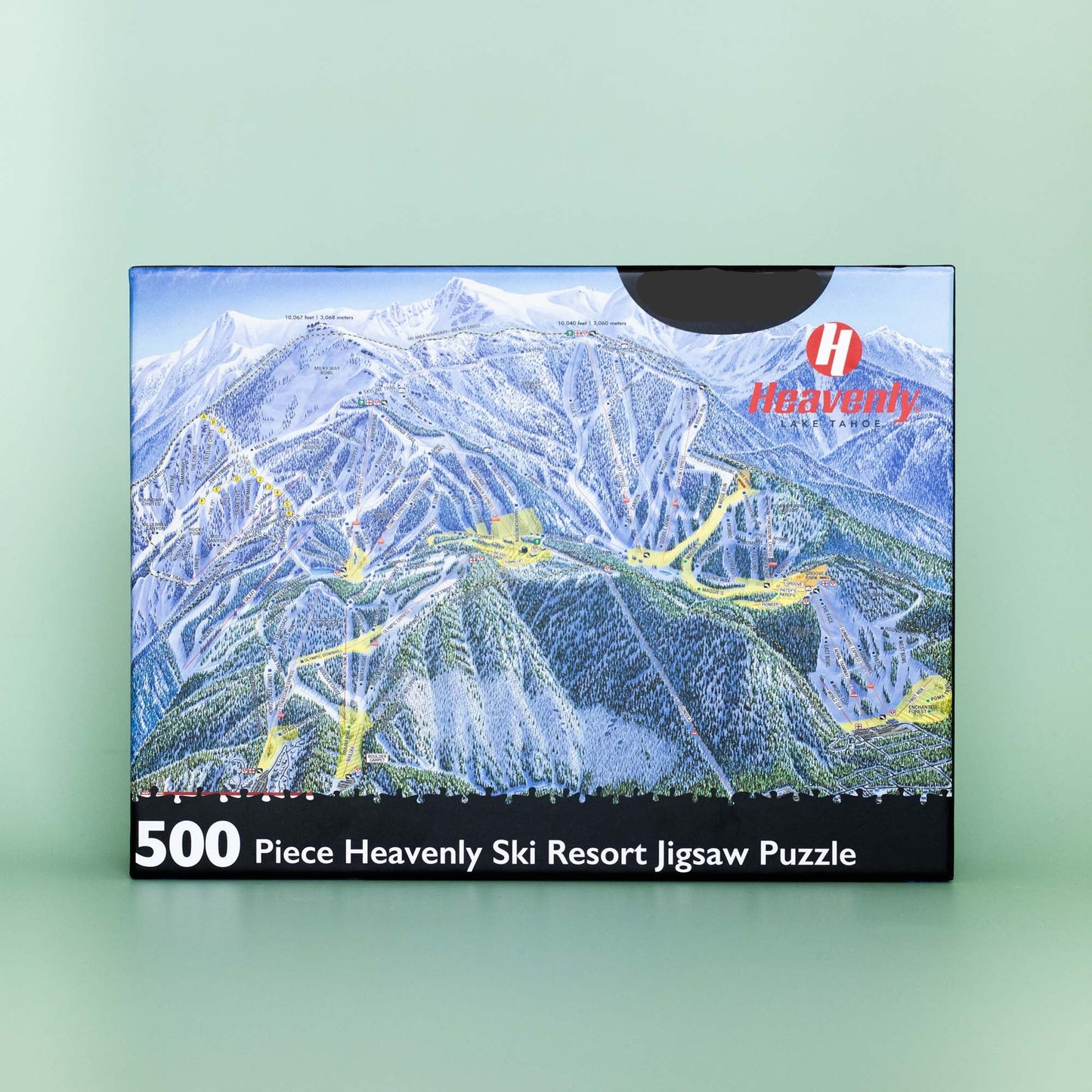 Heavenly Ski Resort Jigsaw Puzzle – 500 Pieces
