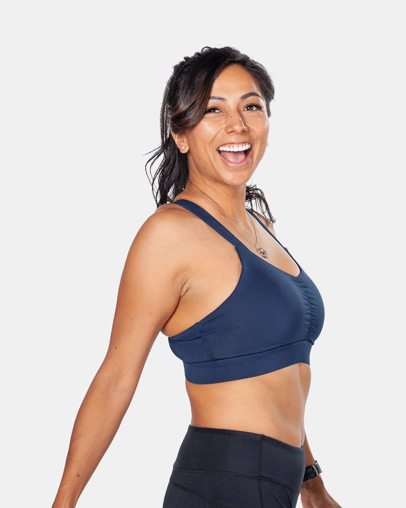 Load image into Gallery viewer, Y-Back Bra – Night Swim Navy
