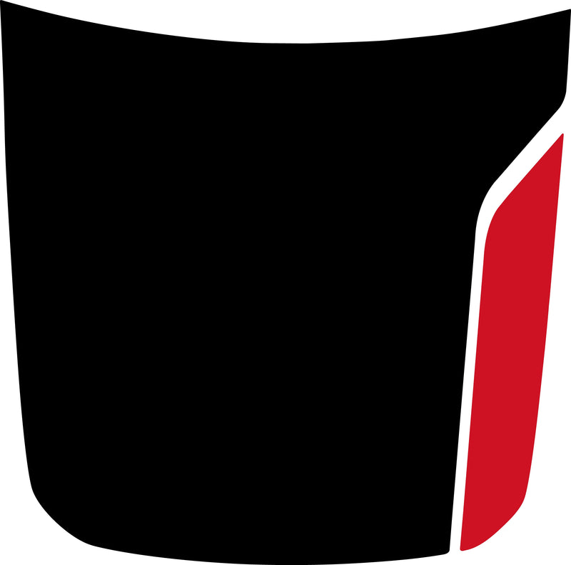 Load image into Gallery viewer, Two Tone Hood Decal for 2022-2024 Jeep Grand Cherokee Trailhawk
