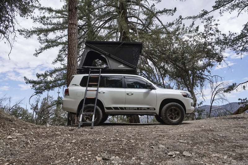 Load image into Gallery viewer, Alpine 51 Hardshell Rooftop Tent – Aluminum – 2 Person – Black – Compact Overland Design
