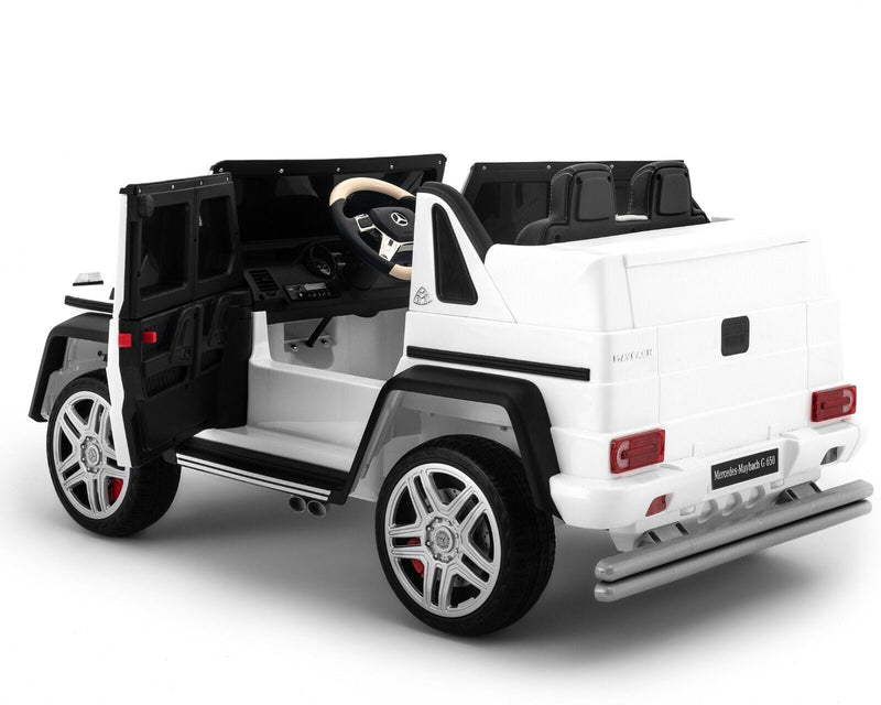Load image into Gallery viewer, 2022 Mercedes G Wagon Kids Ride-On Car with Remote Control and Leather Seat - 12V Battery Powered

