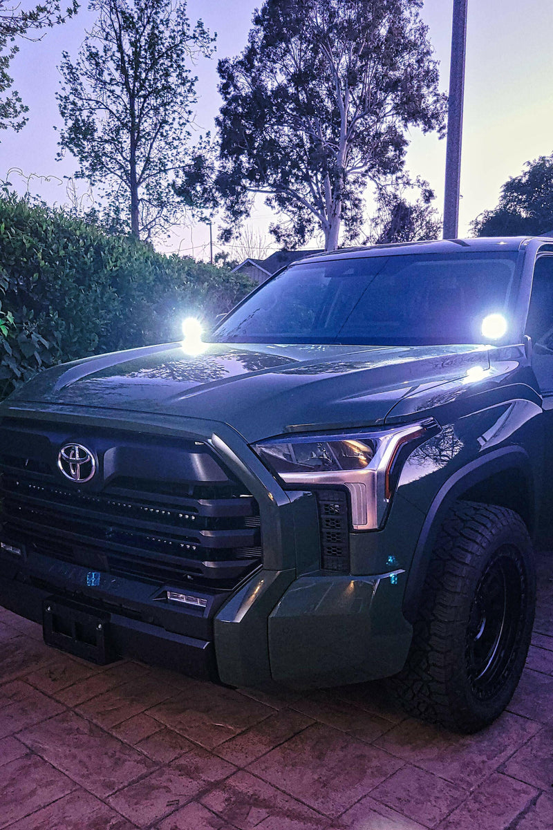 Load image into Gallery viewer, 2022+ Toyota Tundra Hood Mount/Ditch Lights/Pillars
