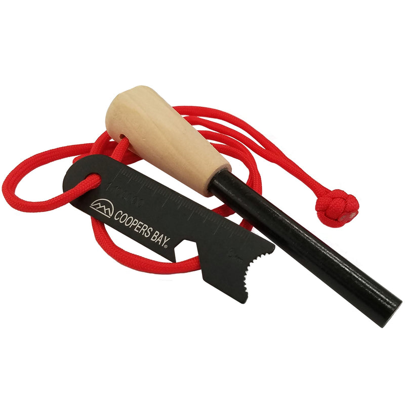 Load image into Gallery viewer, FireStorm™ X-Large 1/2" Ferro Rod Fire Starter - Loop Lanyard
