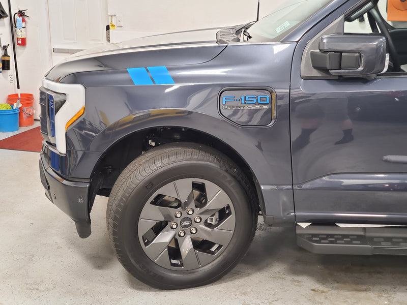 Load image into Gallery viewer, Fender Stripe Decals for 2022-23 Ford F-150 Lightning
