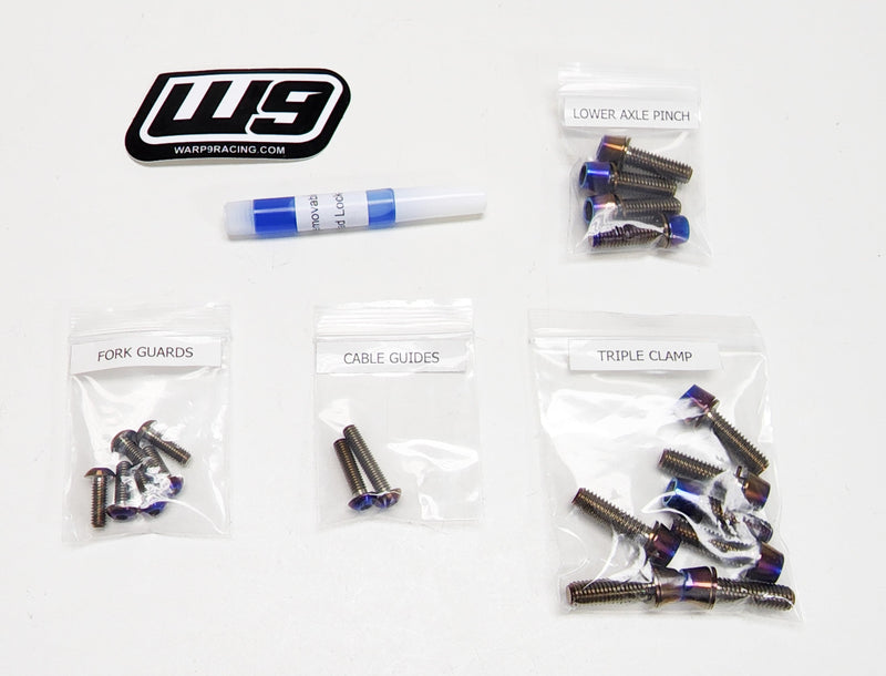 Load image into Gallery viewer, Titanium Fork Bolts - Warp 9
