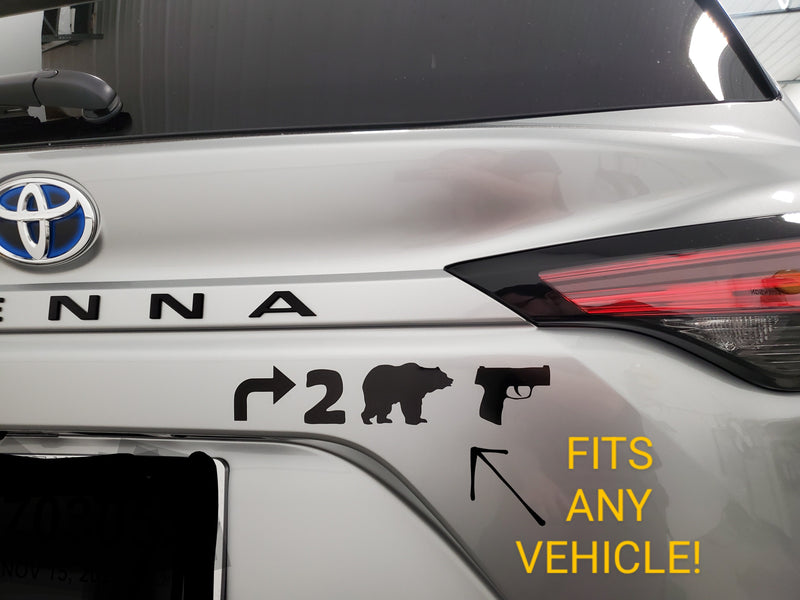 Load image into Gallery viewer, &quot;Right 2 Bear Arms&quot; Window/Bumper Sticker Decal
