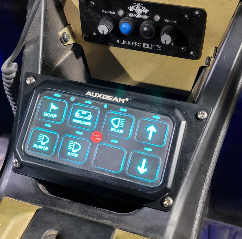 Load image into Gallery viewer, Switch Pros / Auxbeam Switch Panel Mount Plate for Polaris RZR Pro XP / Turbo R / Pro R
