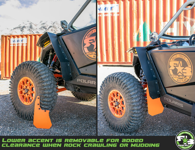 Load image into Gallery viewer, 2022 Polaris RZR Pro R Ft Rokblokz Fender Kit - Quick release accent
