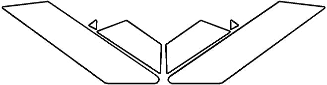 Load image into Gallery viewer, Reflective Safety REAR Door Inserts for 2020-2024 Ford Explorer (x2)
