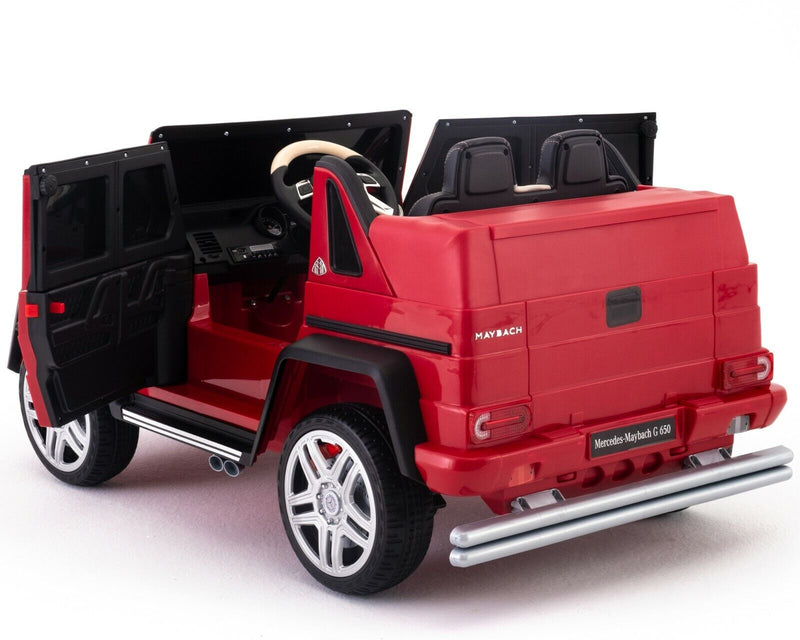 Load image into Gallery viewer, 2023 Mercedes G Wagon Kids Ride-On Car with Remote Control - 12V Battery and Leather Seat
