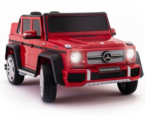 2023 Mercedes G650 Ride On Kids Car - 12V Battery, Remote Control, and Leather Seat