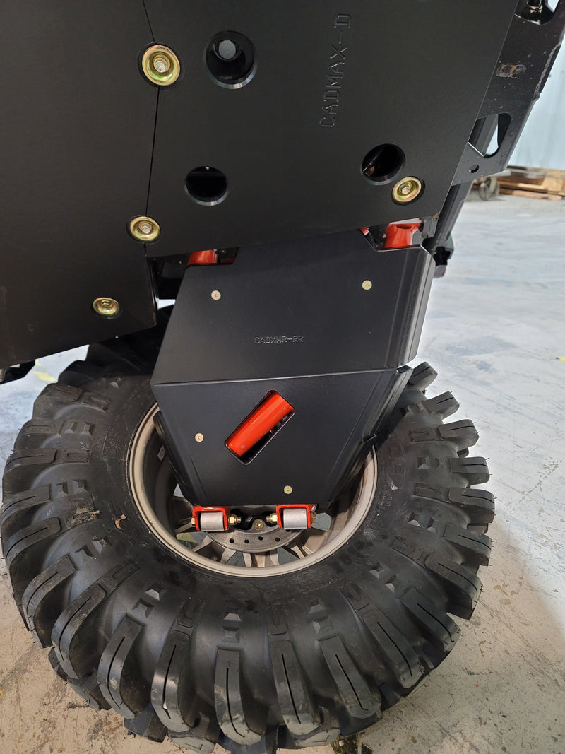 Load image into Gallery viewer, Trail Armor 2022 - 2025 Can Am Defender 6x6 Limited HD10 iMpact A-Arm Guards for FACTORY ARCHED A-ARMS
