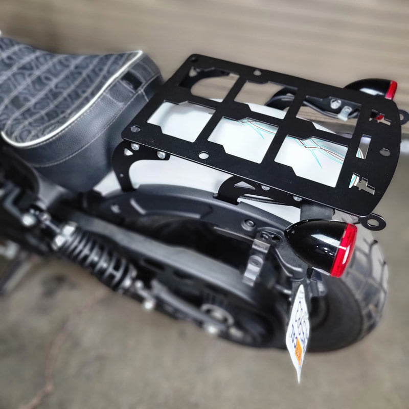 Load image into Gallery viewer, Indian Scout Bobber / Rogue Luggage Rack by Fastlab
